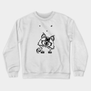 Cat Crewneck Sweatshirt